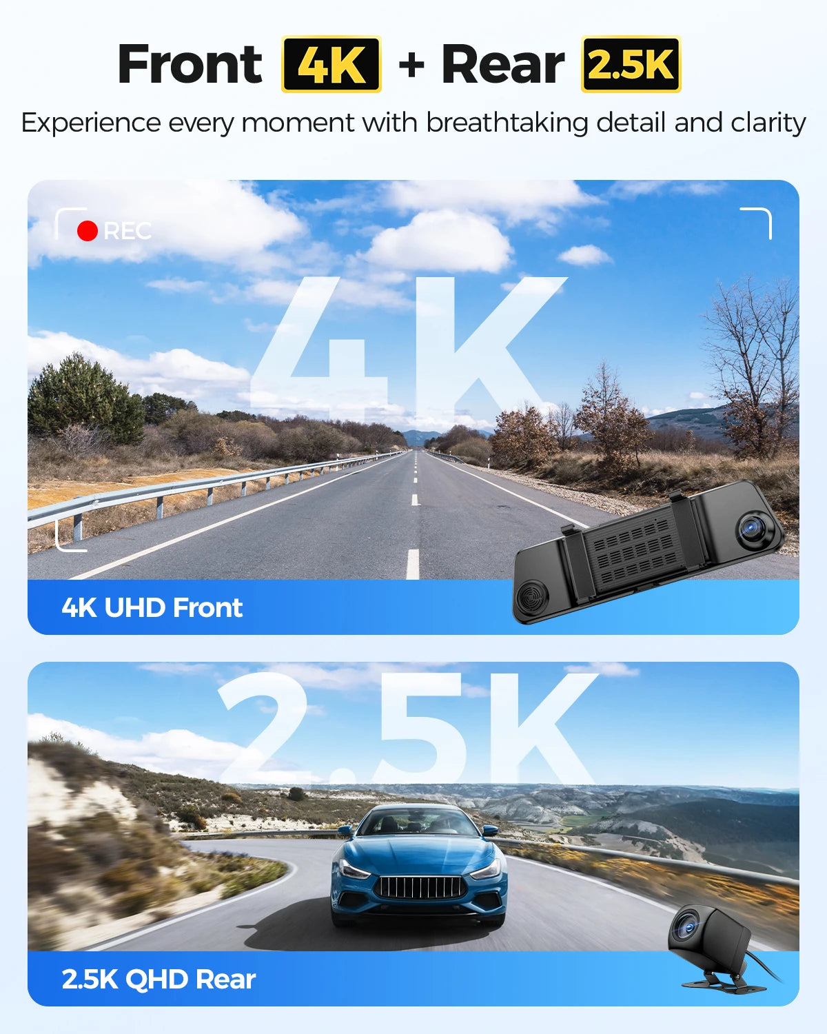 Mirrortek Mirror Dash Cam 4K — Starter